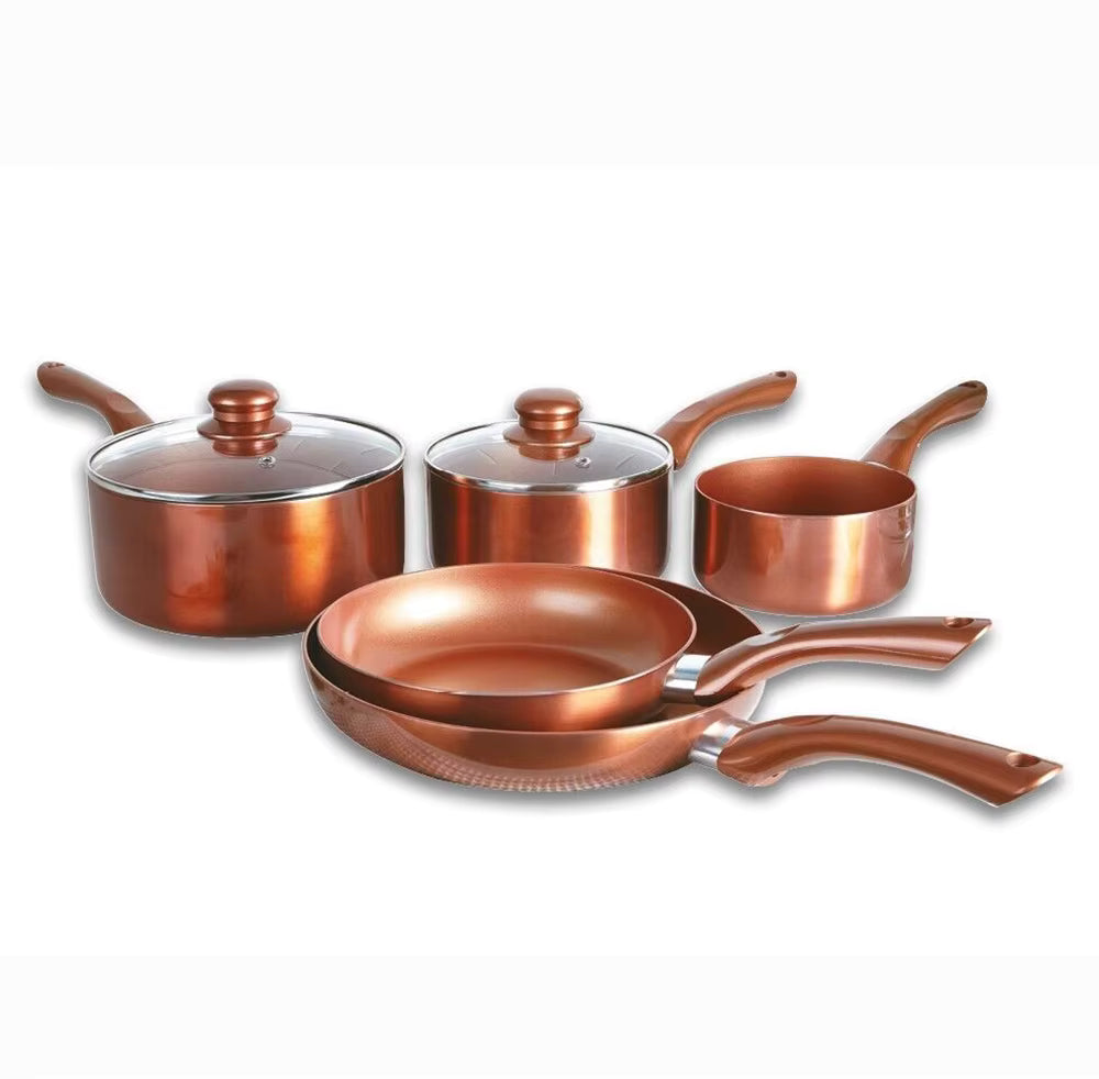 CopperGleam™ Ceramic Nonstick Cookware Set. Veteranshops.com