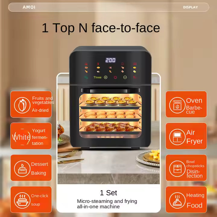 FryLuxe Pro™ Air Fry. Toast. Roast. All in One Veteranshops.com