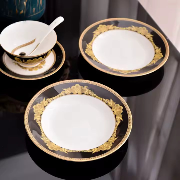 AzureCharm™ Classic Dinnerware. Ocean-Inspired Grace Veteranshops.com