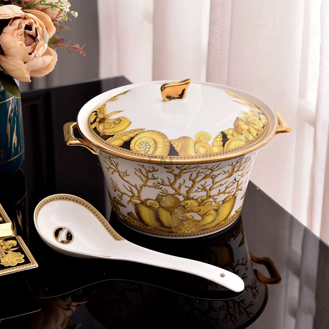 AzureCharm™ Classic Dinnerware. Ocean-Inspired Grace Veteranshops.com