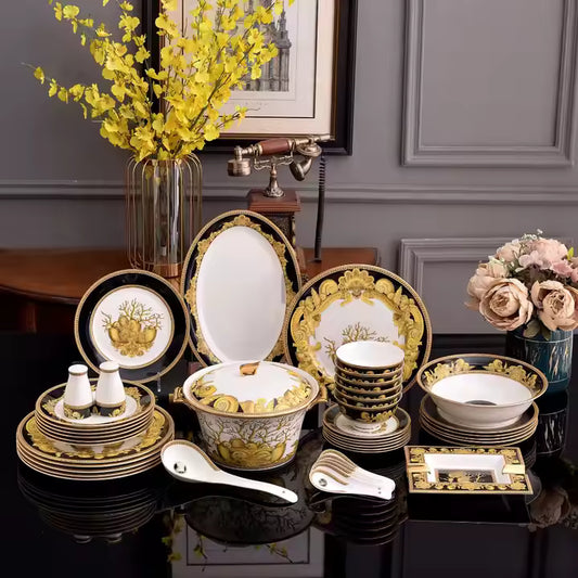 AzureCharm™ Classic Dinnerware. Ocean-Inspired Grace Veteranshops.com