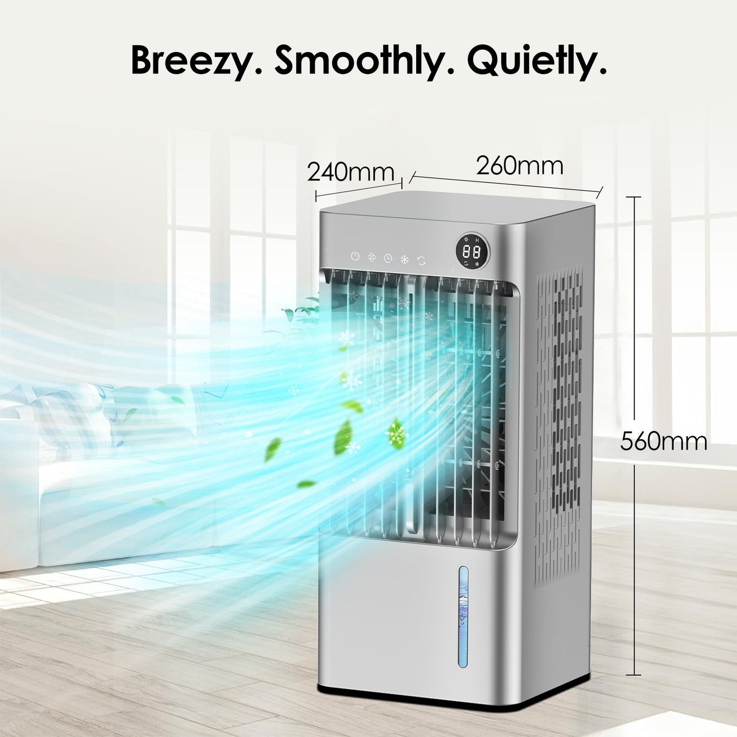 ArcticBreeze™ 5L Cooling Fan & Humidifier Veteranshops.com