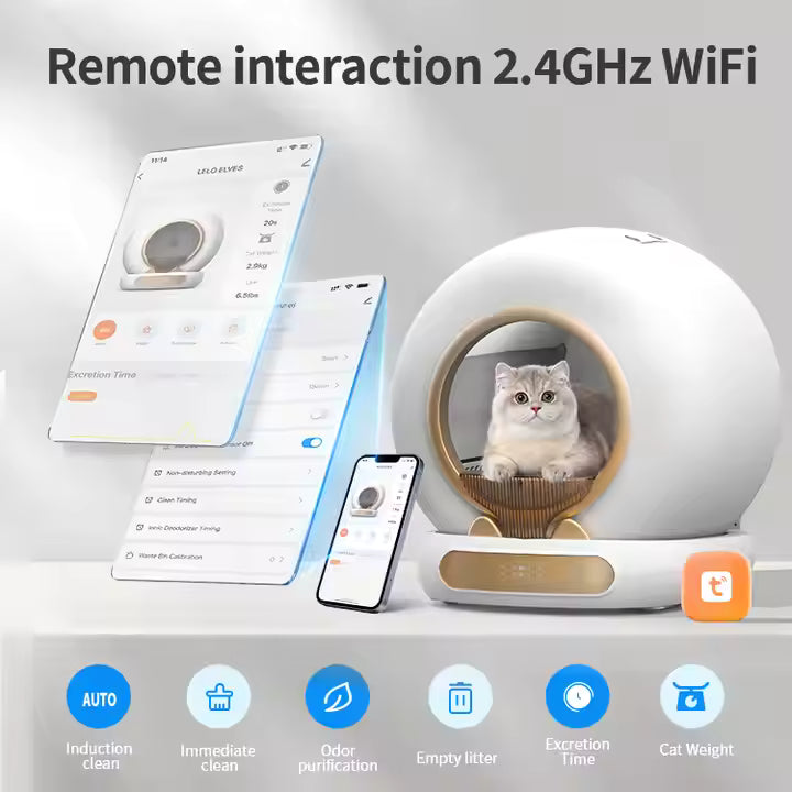 MeowLuxe™ Smart Litter. Fresh Living. Veteranshops.com