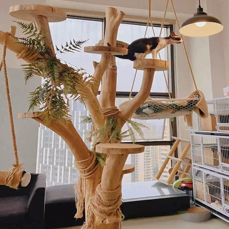 TimberLuxe™ Feline Estates I Where Nature Meets Feline Majesty Veteranshops.com