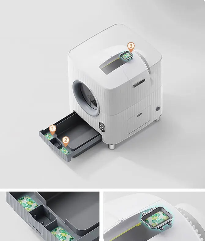 SmartClean™ The ultimate self-cleaning litter box Veteranshops.com