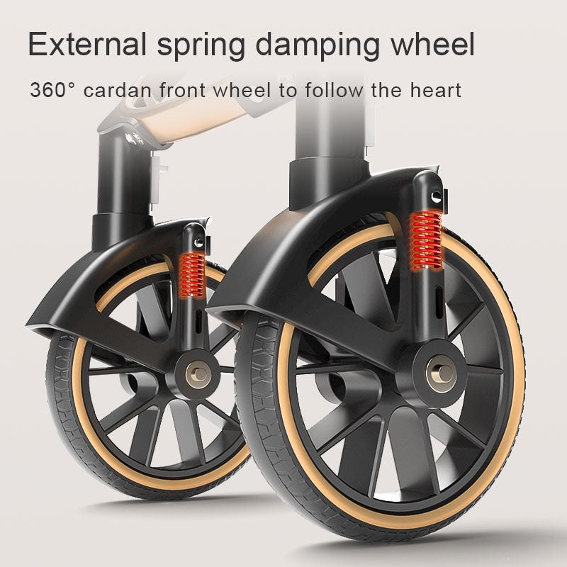 PawVoyage™ Elite 4-Wheel Pet Stroller Ultimate Luxury Carrier Veteranshops.com