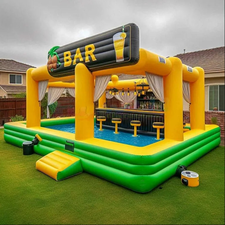 SplashHub™ Inflatable Pool Bar Veteranshops.com