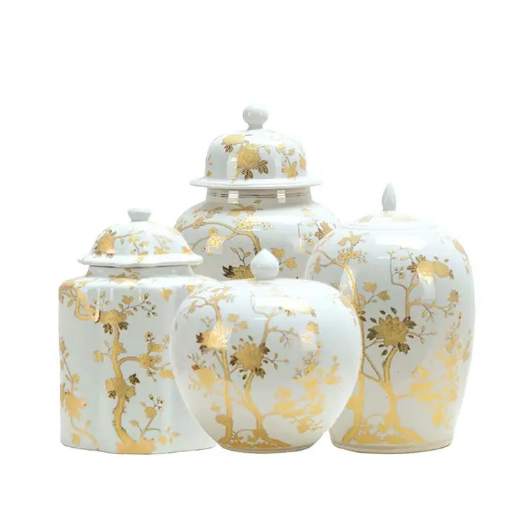 Elegant yellow ceramic vase by AuraClay™, handcrafted with underglazed detailing and classic round design.