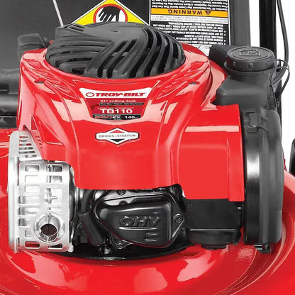 Troy-Bilt 21" 140cc Gas Walk-Behind Push Lawn Mower Veteranshops.com