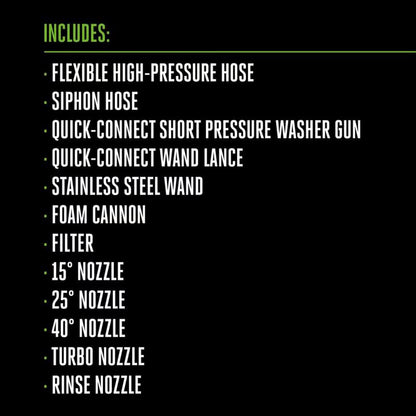 EGO POWER+ 3200-PSI 1.2-GPM Cold Water Battery Pressure washer with 5 Spray Tips
