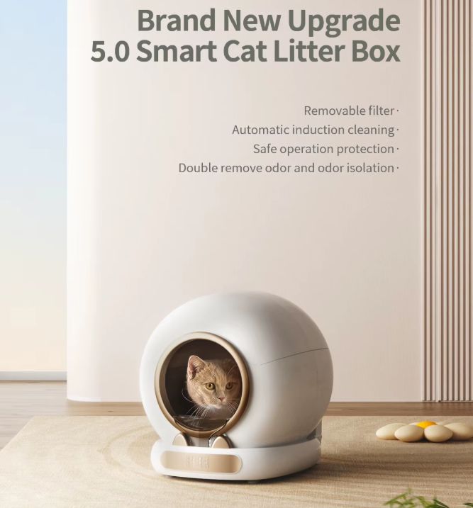 MegaPurr™ XL Smart Litter Box I Big. Smart. Clean. Veteranshops.com