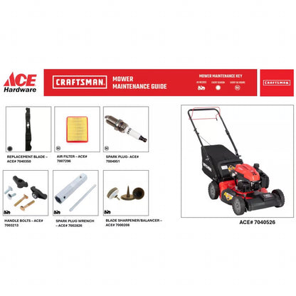 CRAFTSMAN M220 21-Inch Gas Self-Propelled Lawn Mower with 150cc Briggs & Stratton Engine