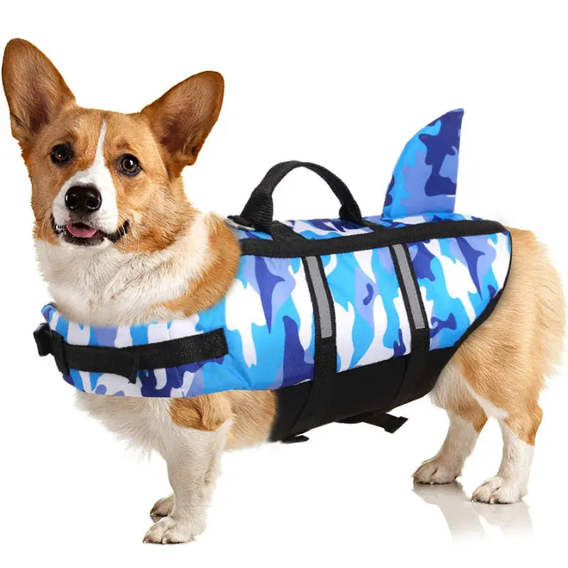 Dog Life Jacket Lightweight Adjustable Velcro Medium to Large Dog Swimwear eprolo