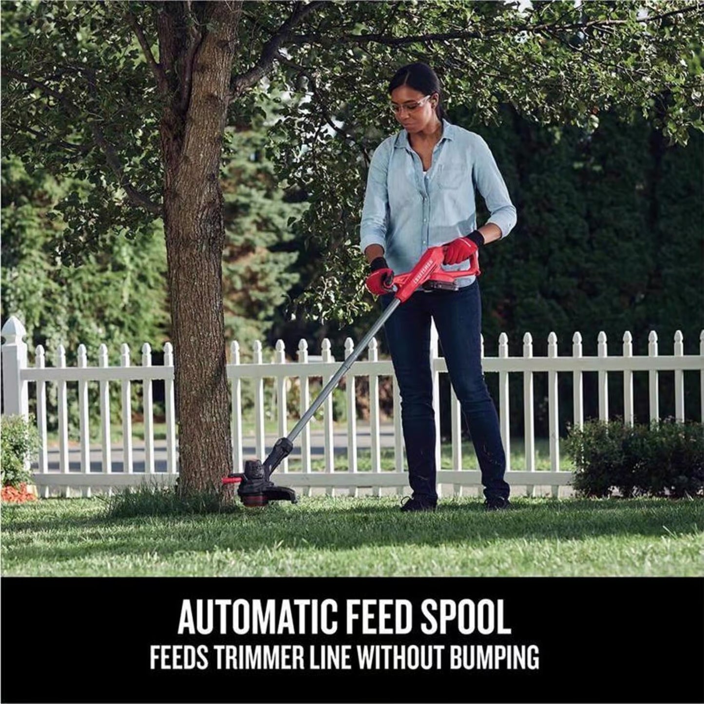 CRAFTSMAN V20 20-volt max Cordless Battery String Trimmer and Leaf Blower and Combo Kit 2 Ah