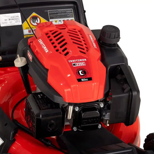 CRAFTSMAN M220 21-Inch Gas Self-Propelled Lawn Mower with 150cc Briggs & Stratton Engine Veteranshops.com