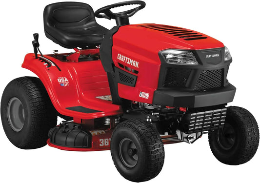 CRAFTSMAN 36 Inch Riding Lawn Mower Tractor Battery Powered Electric Riding Mower Compact Rear Engine Rider Craftsman