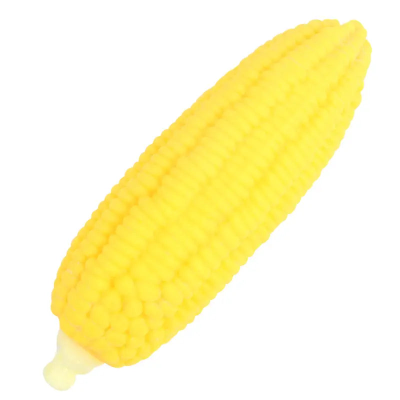 Creative Squishy Simulation Corn TPR Soft Stress Relief Pull-and-Play Corn Decompression Toy eprolo