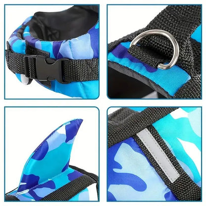 Dog Life Jacket Lightweight Adjustable Velcro Medium to Large Dog Swimwear eprolo