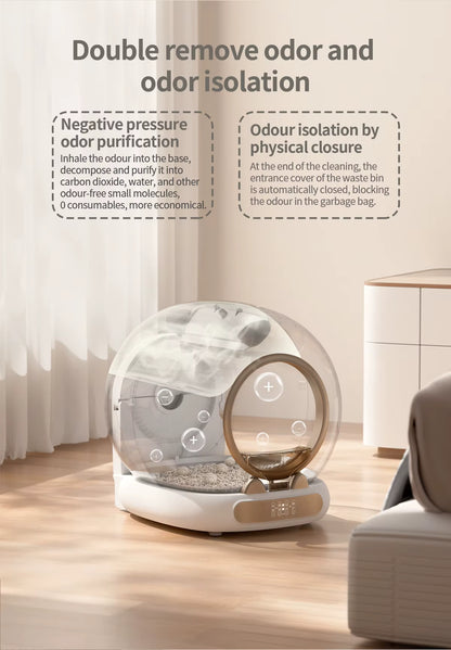 MeowLuxe™ Smart Litter. Fresh Living. Veteranshops.com