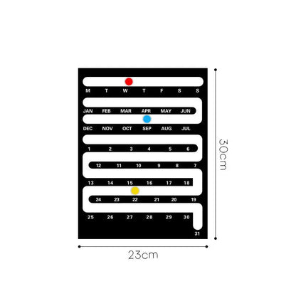 Nordic Style Acrylic Desktop Calendar - Creative Home & Wall Decor for Living Room, Bedroom eprolo