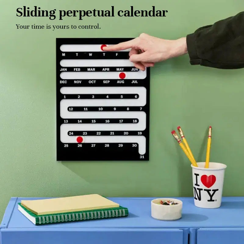Nordic Style Acrylic Desktop Calendar - Creative Home & Wall Decor for Living Room, Bedroom eprolo