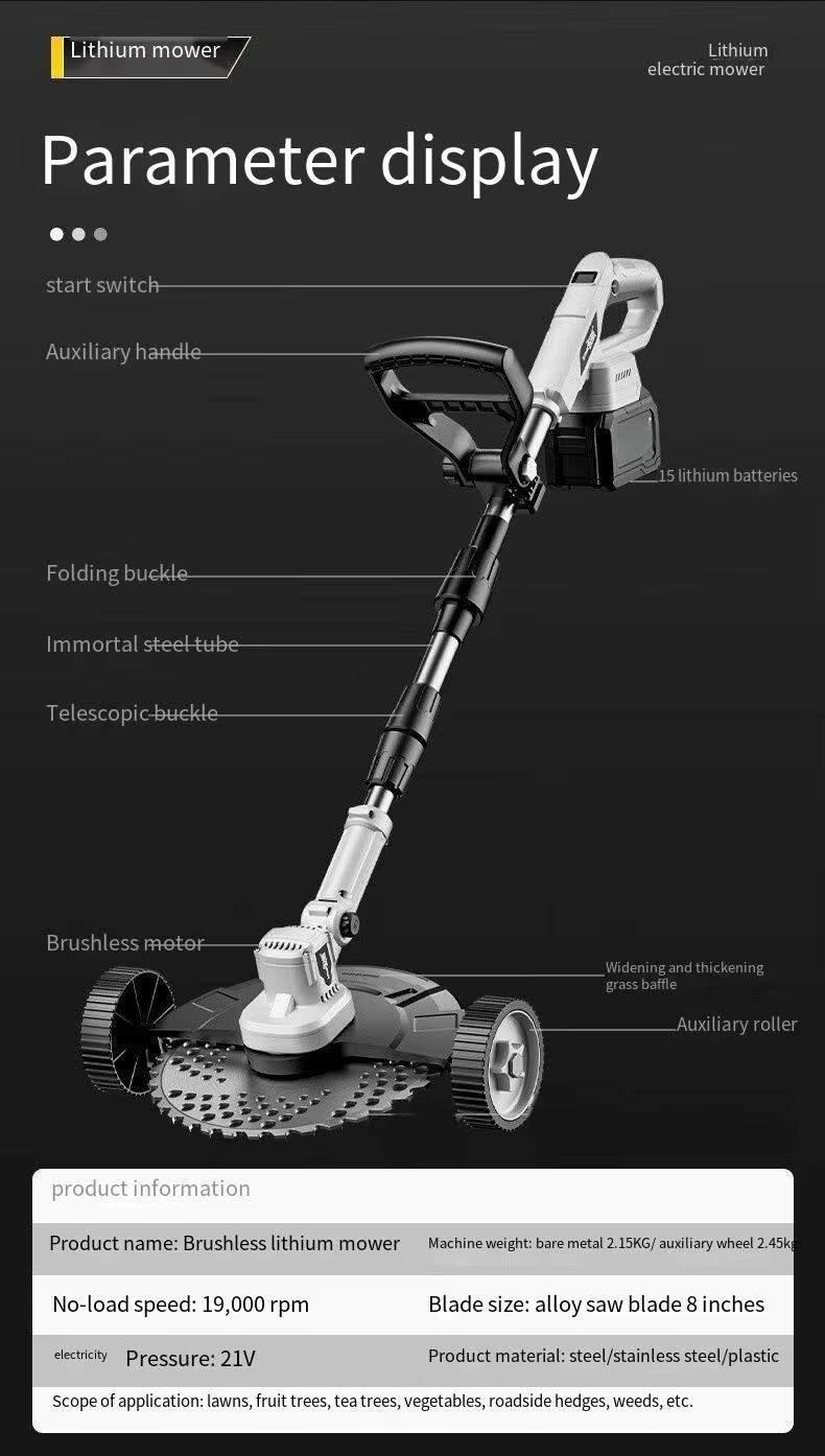 NeutronMow™  “Brushless Power. Effortless Performance.” Veteranshops.com