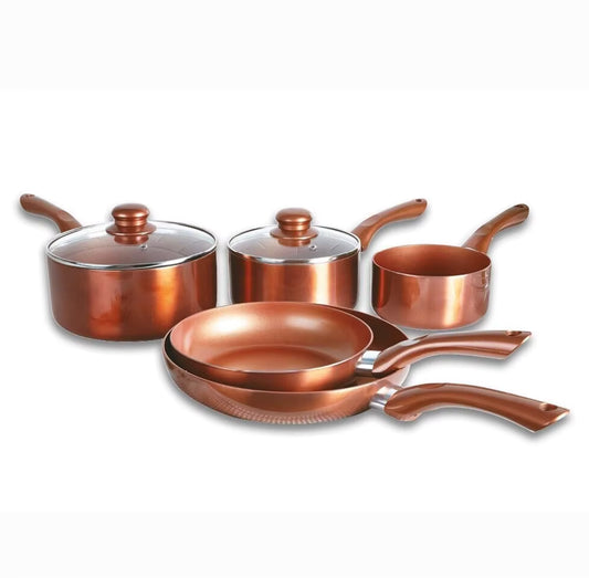 CopperGleam™ Ceramic Nonstick Cookware Set. Veteranshops.com