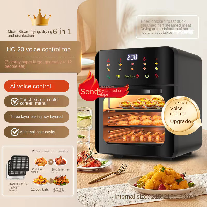 FryLuxe Pro™ Air Fry. Toast. Roast. All in One Veteranshops.com