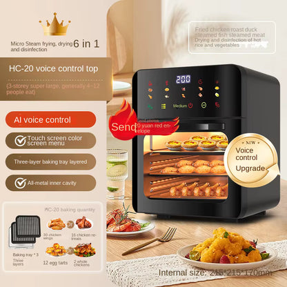 FryLuxe Pro™ Air Fry. Toast. Roast. All in One Veteranshops.com