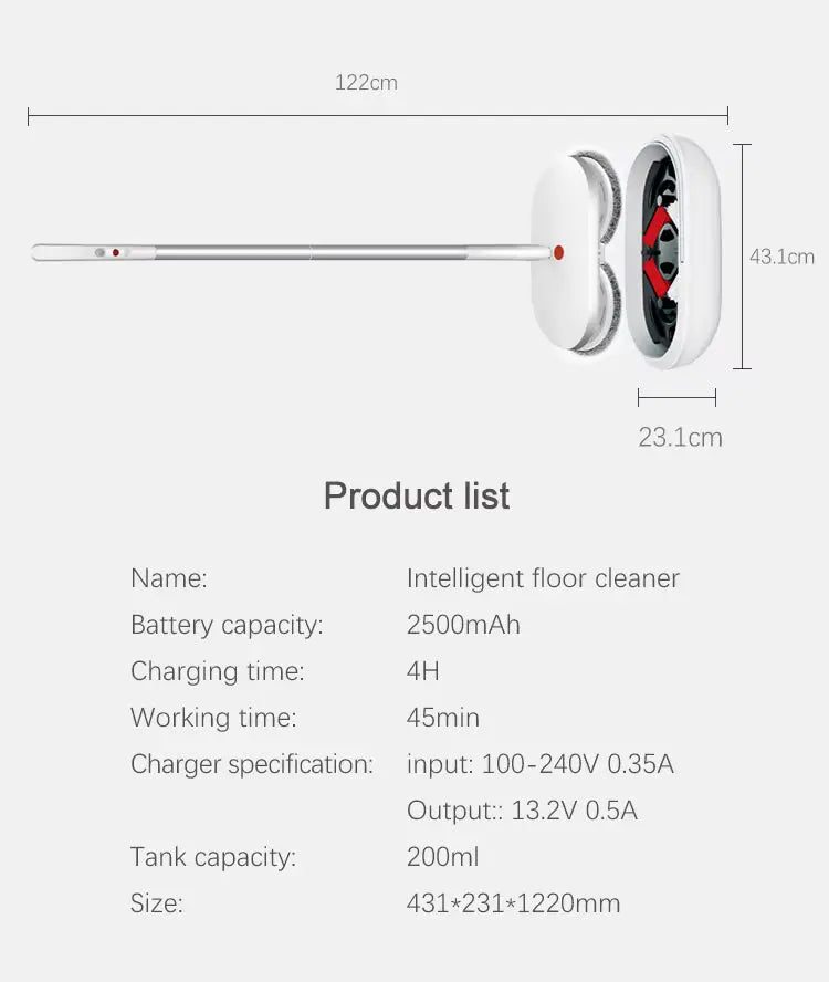 AutoMop Pro™ Smooth Spin. Spotless Floors Veteranshops.com