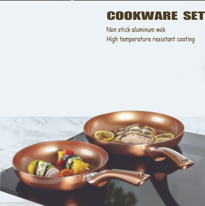 CopperGleam™ Ceramic Nonstick Cookware Set. Veteranshops.com