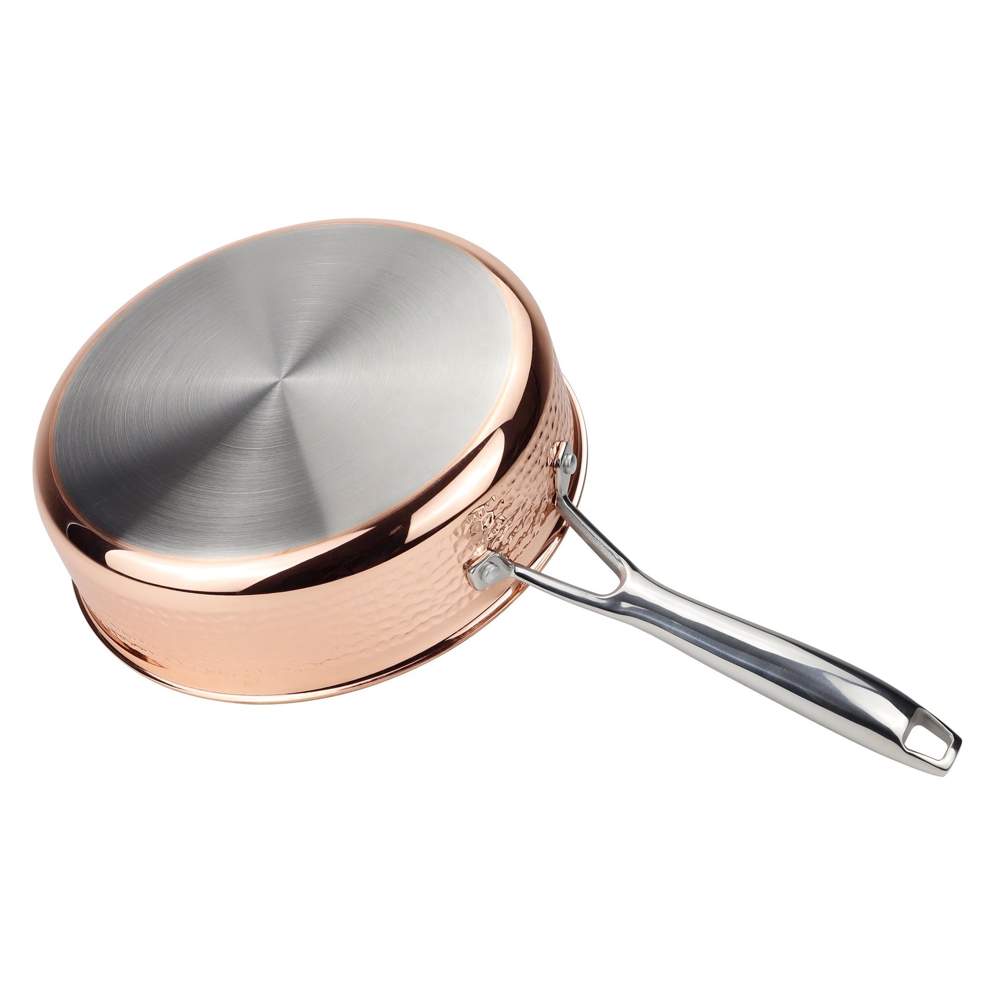 ChefHammer™ Tri-Ply Copper & Stainless Steel Cookware Set. Veteranshops.com