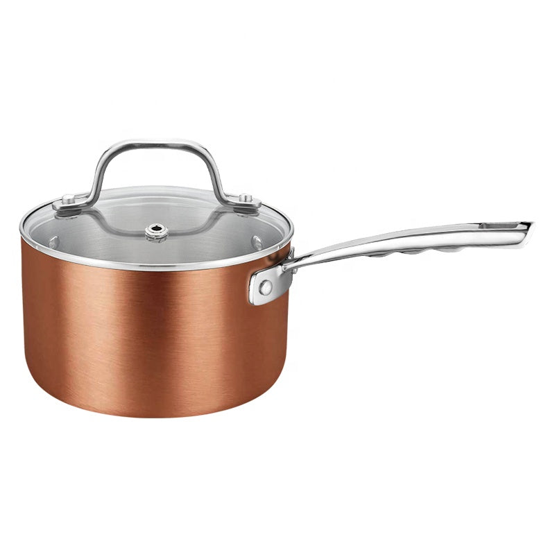 TriLumina™ 9-Piece Luxury Tri-Ply Stainless Steel & Copper Cookware Set Veteranshops.com