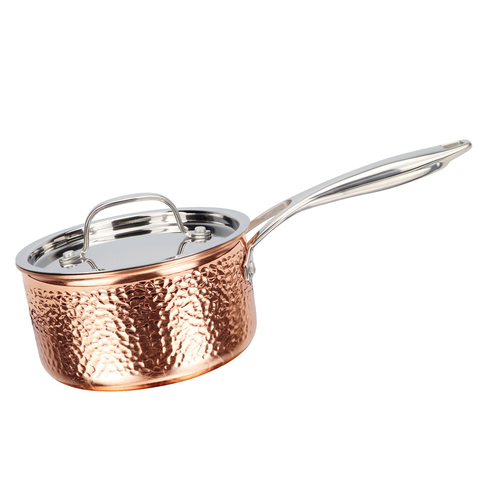 ChefHammer™ Tri-Ply Copper & Stainless Steel Cookware Set. Veteranshops.com
