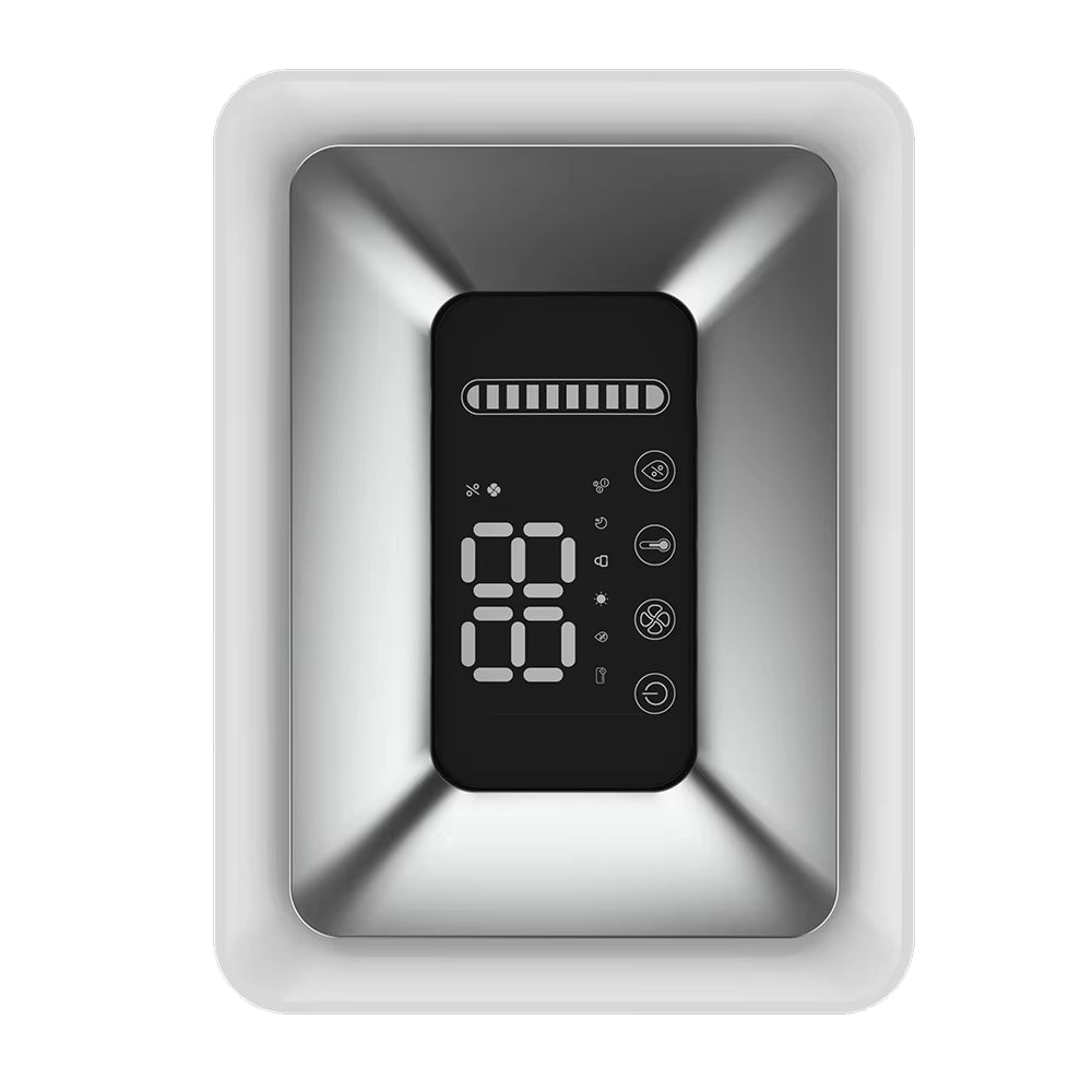 Vaporaire™ fuses “vapor” and “air,” evoking a clean, smart humidity solution. Veteranshops.com