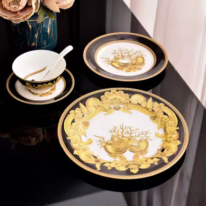 AzureCharm™ Classic Dinnerware. Ocean-Inspired Grace Veteranshops.com
