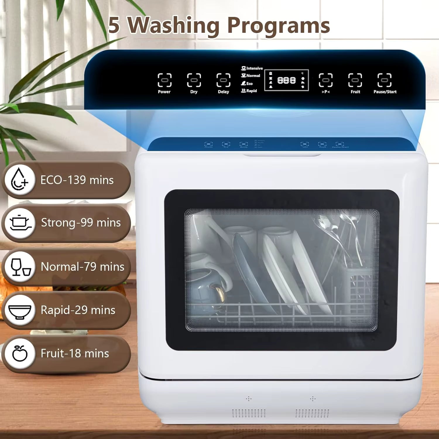 TinyWash Pro™ Big Clean for Small Kitchens. Veteranshops.com