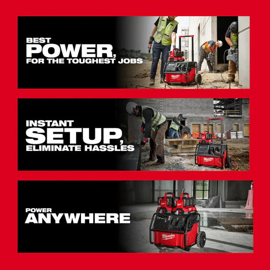 Milwaukee PACKOUT Power Station for Portable High-Output Energy Milwaukee