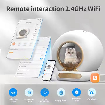 MeowLuxe™ Smart Litter. Fresh Living. Veteranshops.com