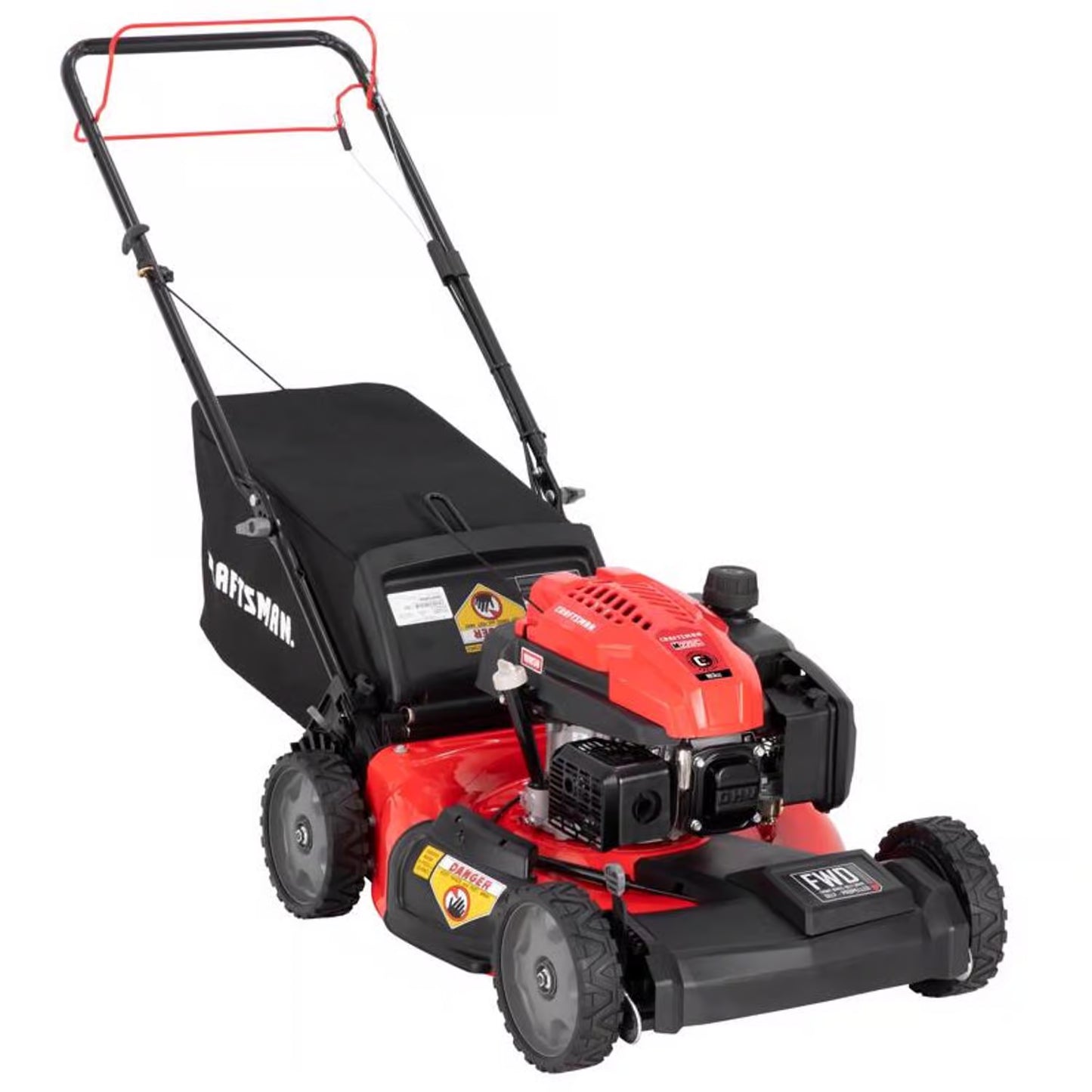 CRAFTSMAN M220 21-Inch Gas Self-Propelled Lawn Mower with 150cc Briggs & Stratton Engine
