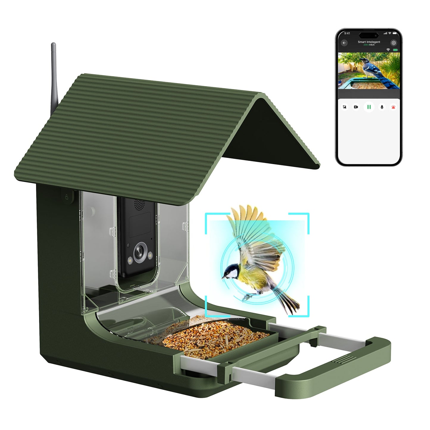 SkySentry™ AI-X Pro I Smart AI-Powered Bird Feeder Veteranshops.com