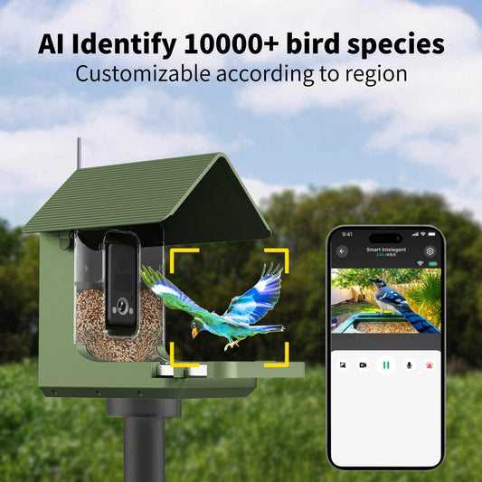 SkySentry™ AI-X Pro I Smart AI-Powered Bird Feeder Veteranshops.com