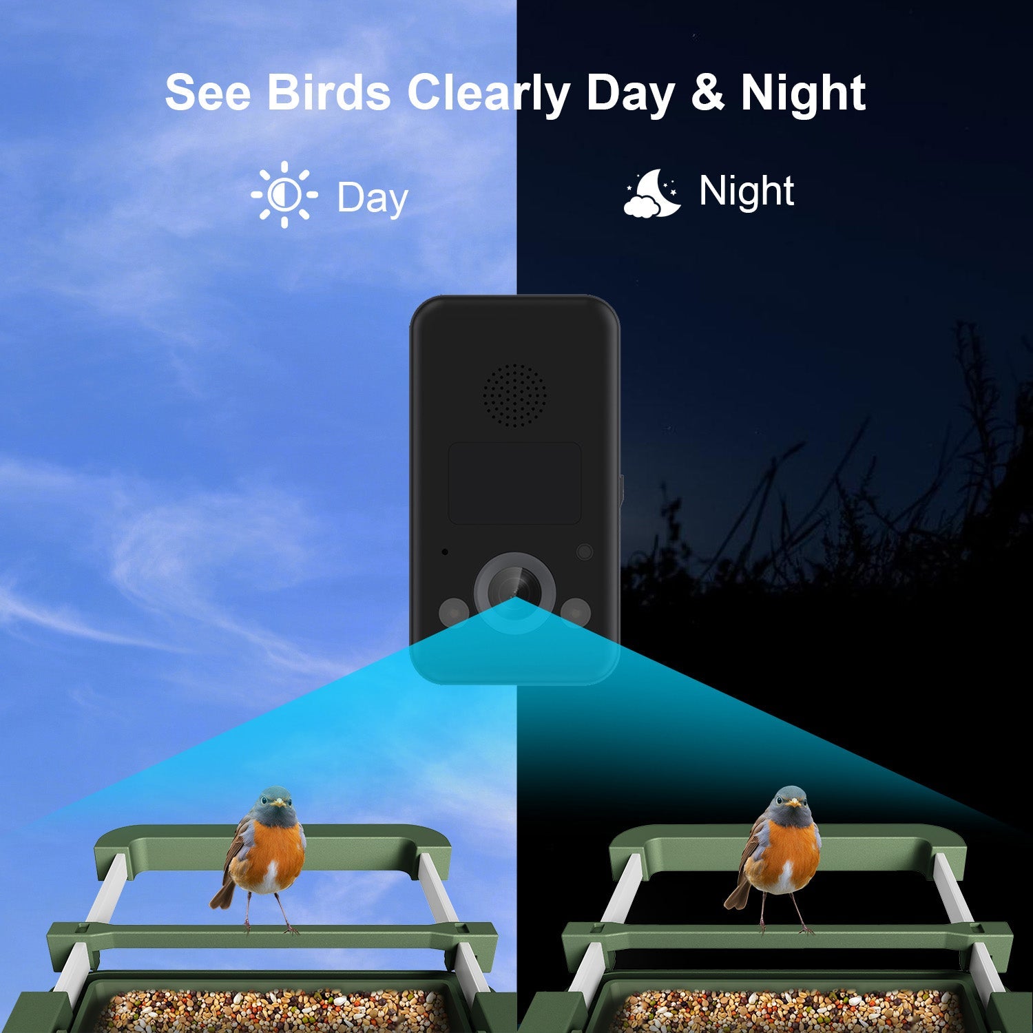 SkySentry™ AI-X Pro I Smart AI-Powered Bird Feeder Veteranshops.com