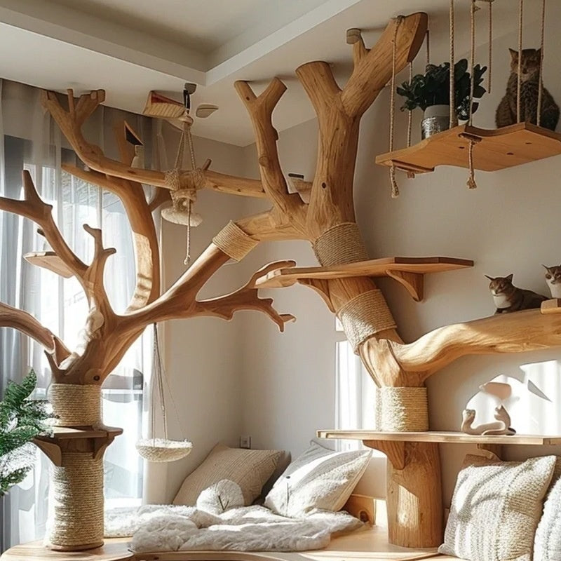 TimberLuxe™ Feline Estates I Where Nature Meets Feline Majesty Veteranshops.com
