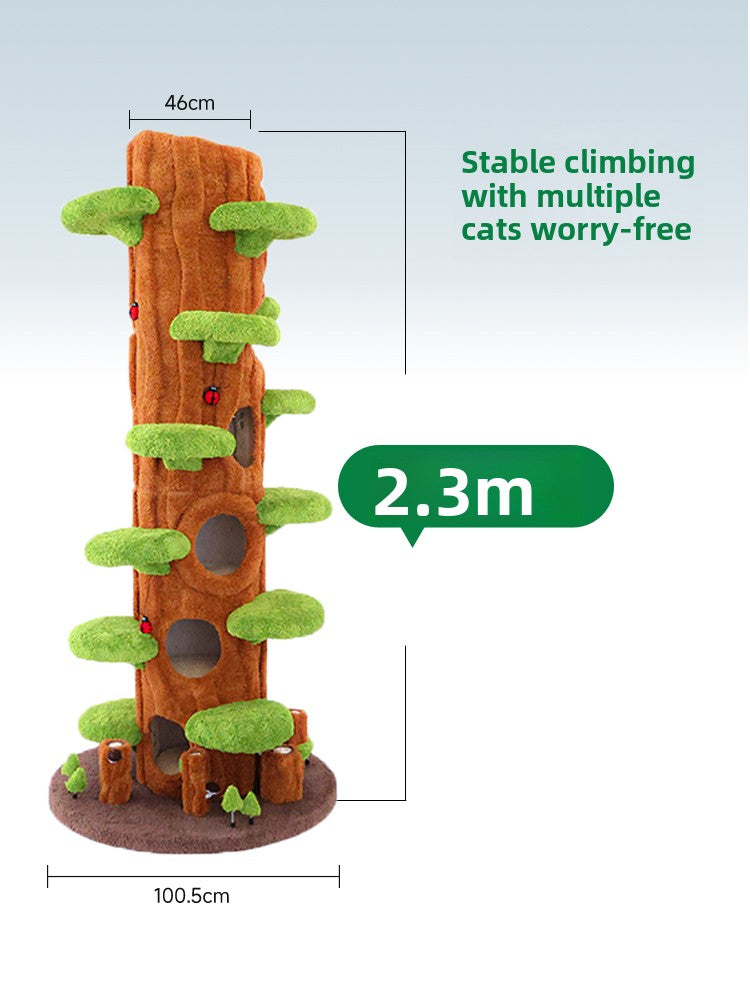 EverWarm Cat Havens: 2m Large Integrated Cat Tree Veteranshops.com