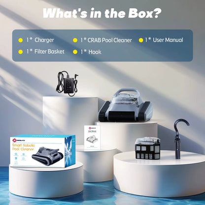 AquaPilot OneTouch™ | Cordless Button-Control Robotic Pool Cleaner Veteranshops.com
