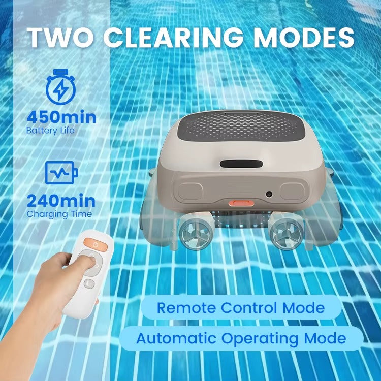 SolaraSkim Pro™ Solar Robotic Pool Cleaner Veteranshops.com