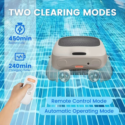 SolaraSkim Pro™ Solar Robotic Pool Cleaner Veteranshops.com