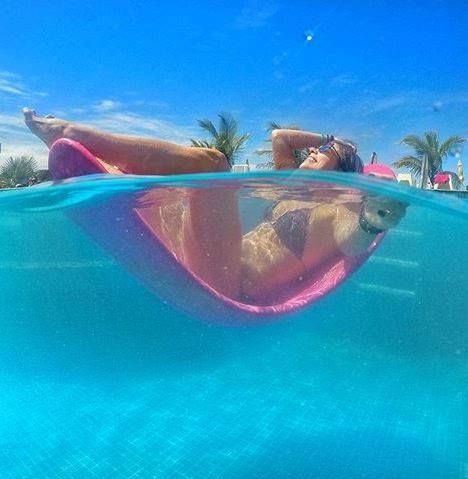 LuminaLux™ Floating Pool Lounger Veteranshops.com