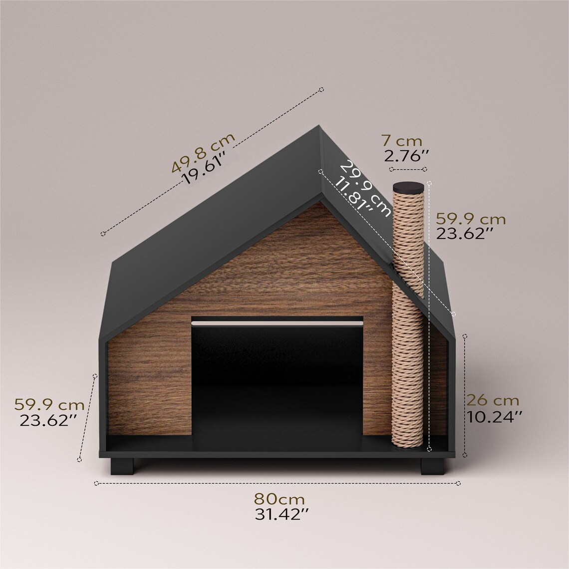 PawHaven™ Cottage I Scratch. Nap. Repeat. Veteranshops.com